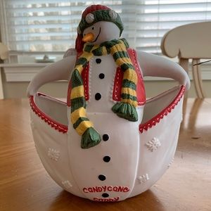 Ceramic snowman